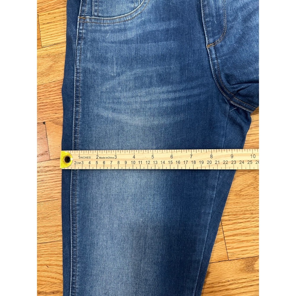 Gap 1969 Easy Leggings Jeans Women's Size 29R Dark‎ Wash Stretch Denim Mid Rise - Picture 6 of 10